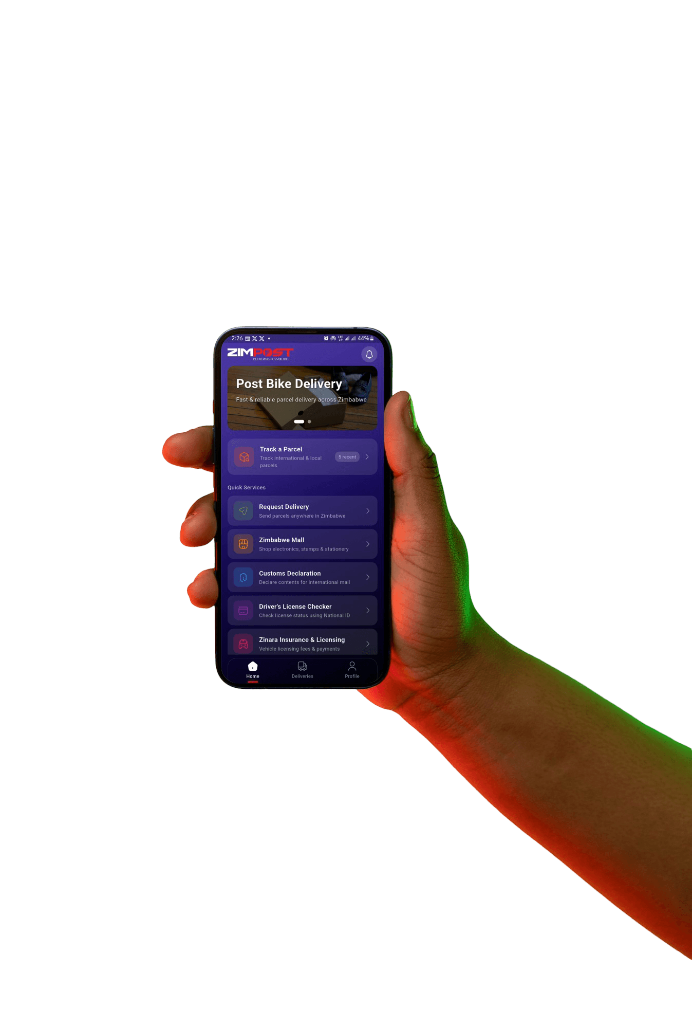 Zimpost Mobile App